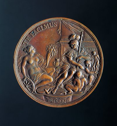 Medalje af Doge Alvise III Sebastiano Mocenigo (1662-1732) af Benjamin Baud