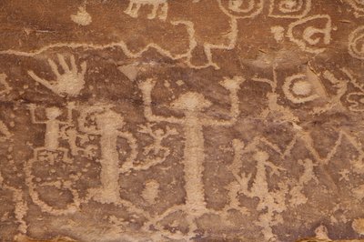 Mesa Verde, amerikanske Petroglyphs Anasazi eller Pueblo forfædre af William M. Timlin