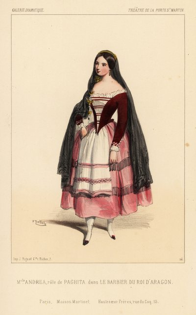 Frøken Andrea og Paghita i Le Barbier du Roi d