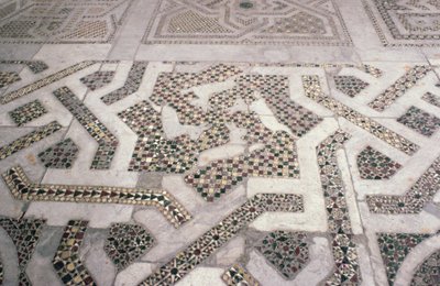 Mosaikgulve i Monreale Cathedral, Sicilien (foto) af Unbekannt