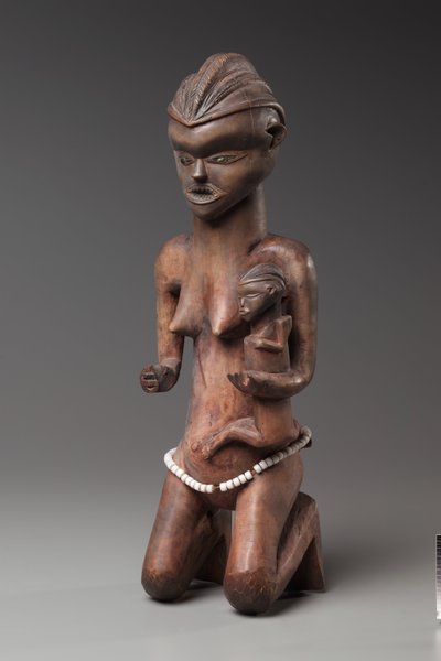 Mor-og-barn-figur, slutningen af 1800-tallet-begyndelsen af 1900-tallet af Unbekannt