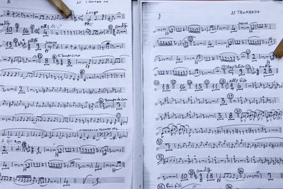 Musikpartitur, Montesano, Italien af Unbekannt