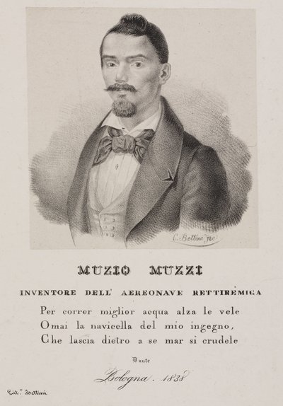 Muzio Muzzi, italiensk ballonist af Unbekannt