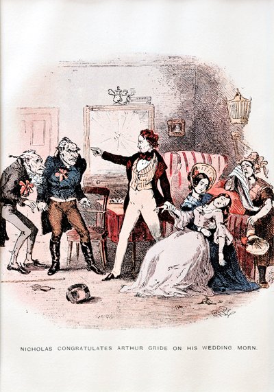 Nicholas Nickleby af C. Dickens - illustration af Unbekannt