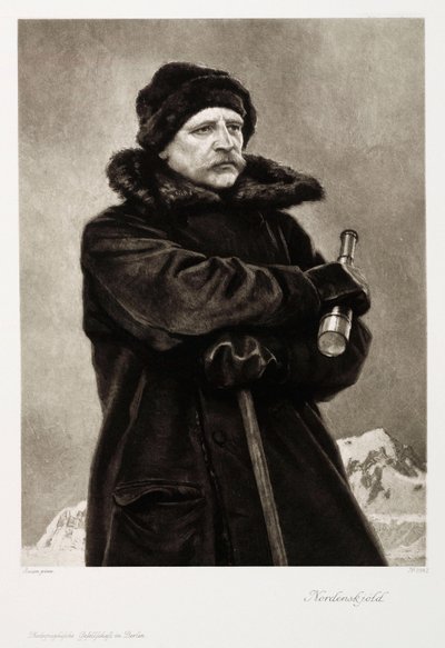 Nils Adolf Erik Nordenskjold, svensk geolog og arktisk opdagelsesrejsende, ca. 1880