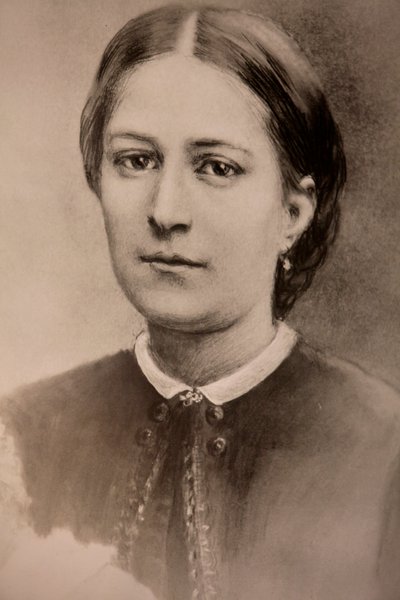 Notre-Dame-des-Victoires basilika; Louis og Zelie Martins kapel; Portræt af Zelie Martin; Paris, Frankrig af Unbekannt