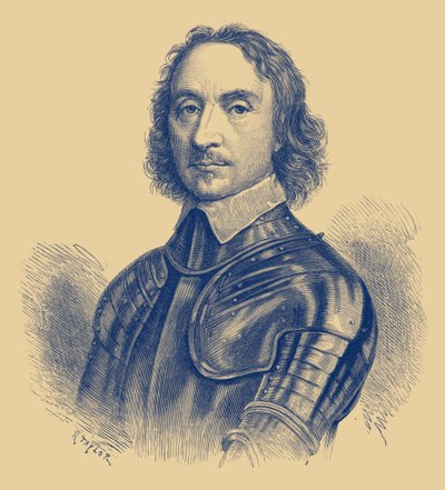 Oliver Cromwell af Unbekannter Künstler
