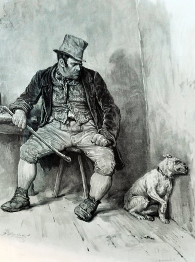 Oliver Twist, af Charles Dickens - illustration af Unbekannter Künstler