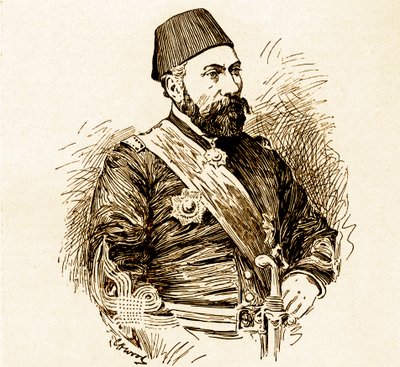 Osman Pasha (Forsvareren af Plevna) af Unbekannter Künstler