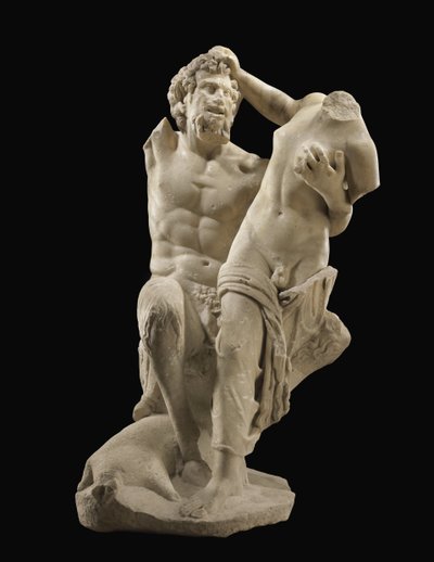 Pan og Hermafrodit, ca. 1. århundrede e.Kr af Unbekannt