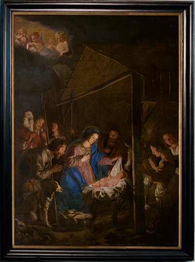 Sognekirke (Sognekirken Vor Frue af Himmelfarten). Indre. Maleri. af Unbekannter Künstler