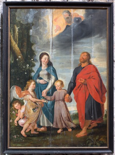 Sognekirke (Saint Walburga Parish Church). Maleri. af Unbekannter Künstler