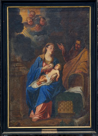 Sognekirke (Saint Walburga Parish Church). Maleri. af Unbekannter Künstler