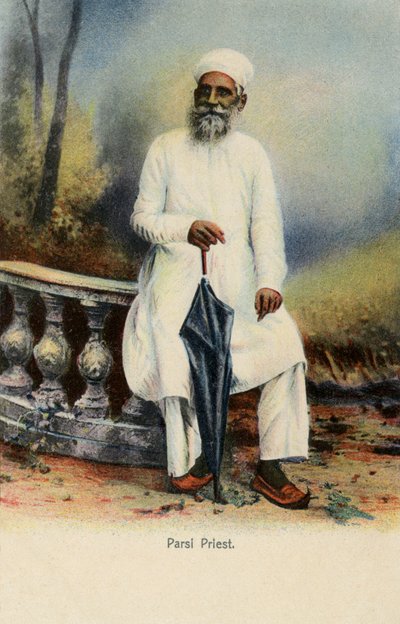 Parsi-præst, Britisk Indien af Unbekannter Künstler