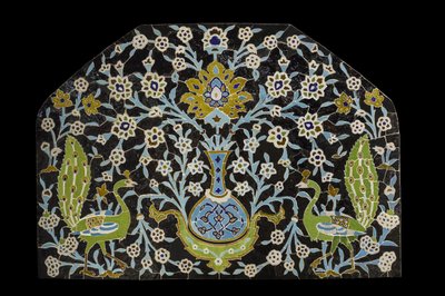 Påfuglepanel. Iran, Isfahan (?) af William M. Timlin