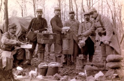 Photograph from a personal album of an infantry lieutenant during the first months of the First World Wardani af Unbekannt
