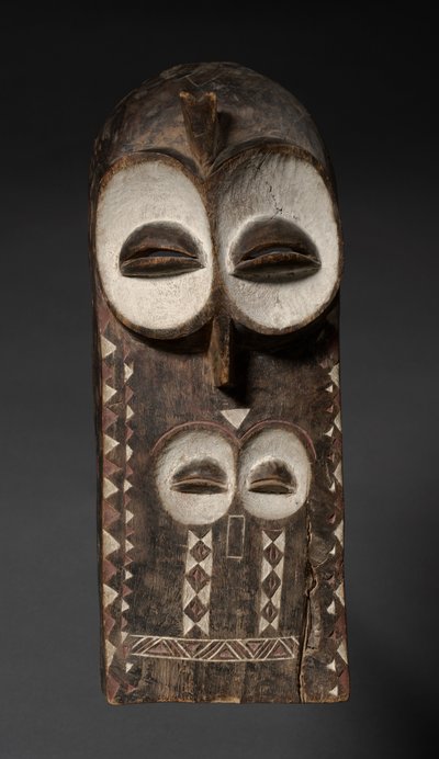 Plankemaske, muligvis begyndelsen af 1900-tallet af Unbekannt