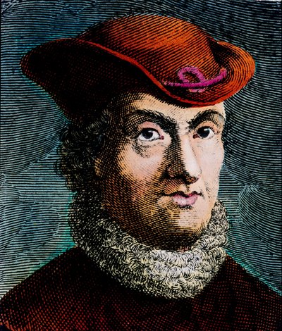 Portræt af Baruch Spinoza, hollandsk filosof (gravering) af Unbekannter Künstler
