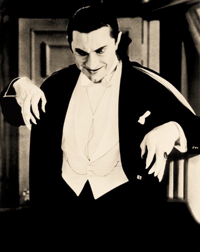 Portræt af Bela Lugosi, ca. 1930 (sepiafoto) af Unbekannt