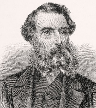Portræt af Edward John Eyre (gravering) af Unbekannt