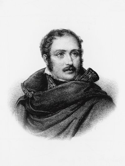 Portræt af Eugene de Beauharnais (1781-1824), fransk soldat, prins af det første imperium og vicekonge af Italien fra 1805 til 1814, gravering af William M. Timlin