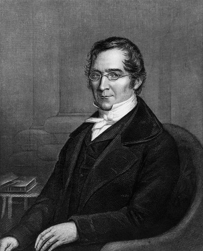 Portræt af Joseph Louis Gay-Lussac (1778-1850), fransk kemiker og fysiker, gravering af William M. Timlin