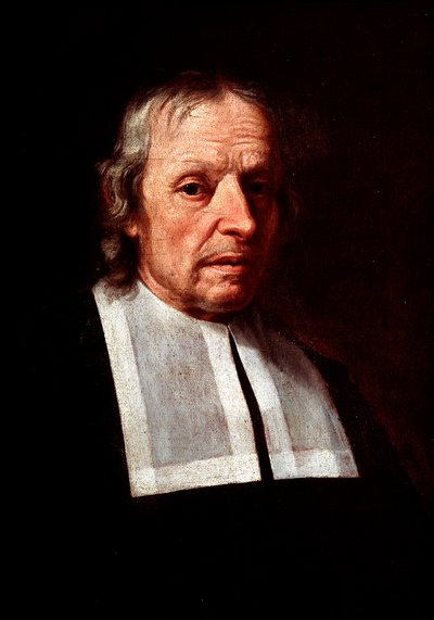 Portræt af Marcello Malpighi, italiensk læge og biolog (maleri) af Unbekannter Künstler