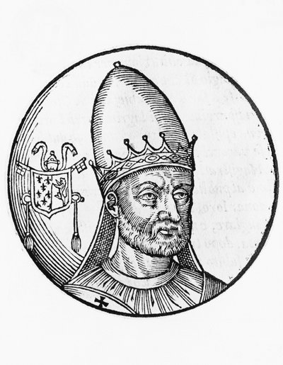 Portræt af Martin IV (Simon af Brion, ca. 1210-1285) af William M. Timlin