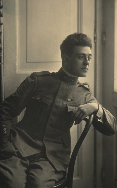 Portræt af advokaten Domenico Fiore i militæruniform af Unbekannt