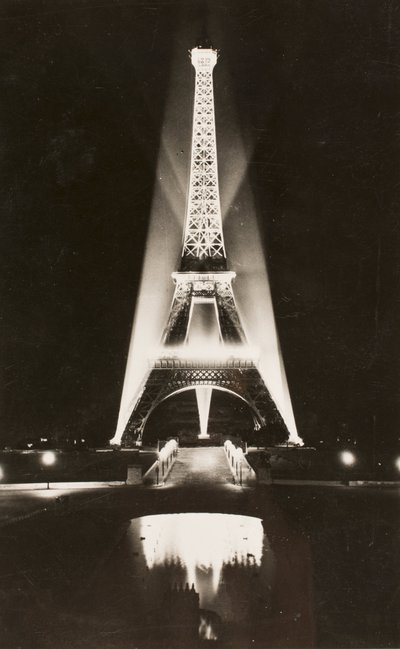 Postkort/Eiffeltårnet/Paris/Seine/Ile de France/Frankrig af William M. Timlin