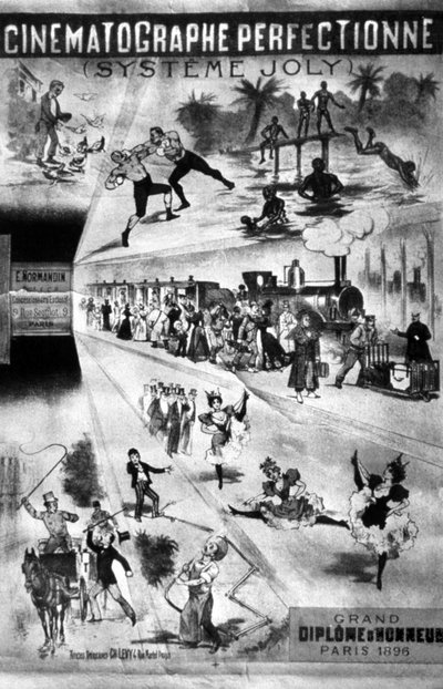 Plakat for Joly-systemet blev udarbejdet i 1896 for at udgøre en trussel mod Lumiere-systemet af Unbekannt