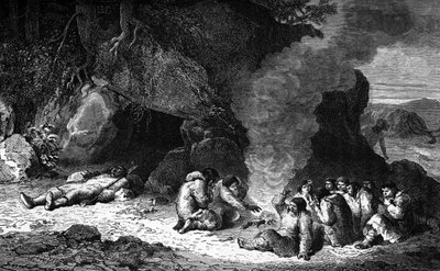 Forhistorie: begravelsesbanket af Unbekannter Künstler
