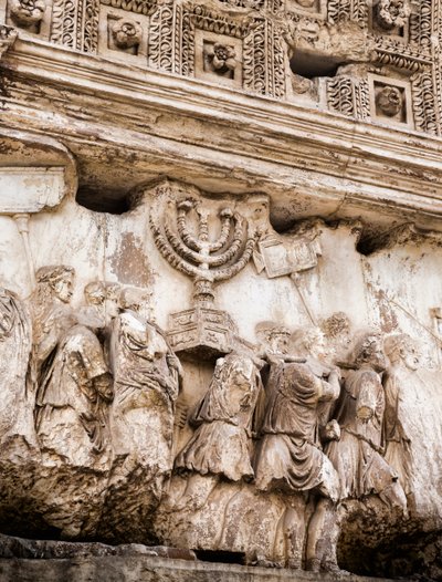 Processionspanel på Titusbuen, Forum Romanum, Rom, Italien (s/h-foto) af Unbekannt
