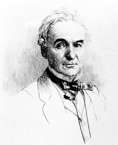 Prosper Merimee (1803-1870) fransk forfatter af Unbekannter Künstler