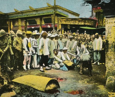 Offentlig henrettelse i Kina af Unbekannter Künstler