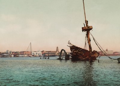 Restos del USS Maine, Havana (foto) af Unbekannt
