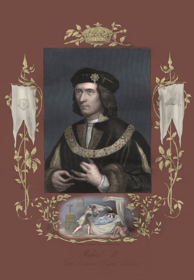 Richard III, konge af England (tryk) af Unbekannter Künstler