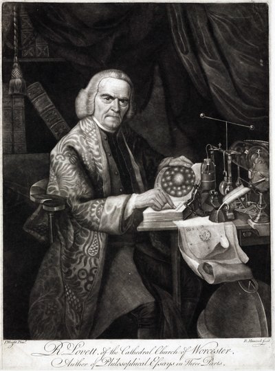 Richard Lovett, britisk fysiker, c 1750-1780 af Unbekannt