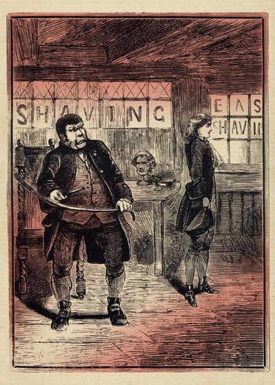 SWEENEY TODD DEN DIABOLISKE BARBER I FLEET STREET af Unbekannter Künstler