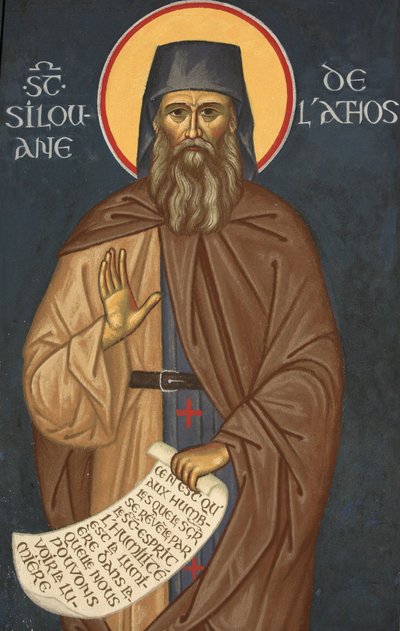 Saint-Silouane. Saint-Antoine-le-Grand ortodokse kirke Saint-Laurent-en-Royans Frankrig af Unbekannt