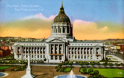 San Francisco: Rådhus, Civic Center af Unbekannter Künstler