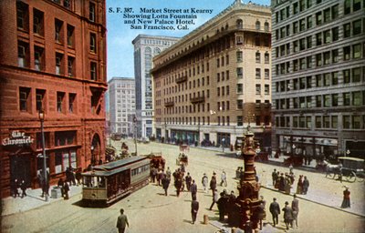 San Francisco: Market Street af Unbekannter Künstler
