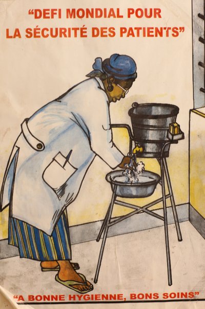 Sanitetsskilt Bamako Mali af Unbekannt