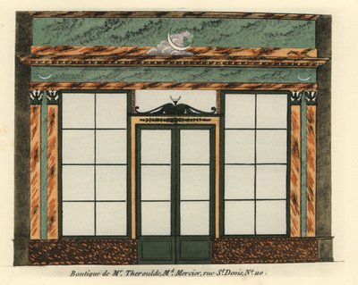 Butiksfacade til Monsieur Theroulde