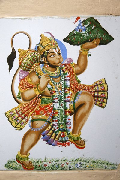 Shree hinduistiske tempel, Leicester. Hanuman. Det Forenede Kongerige af Unbekannt