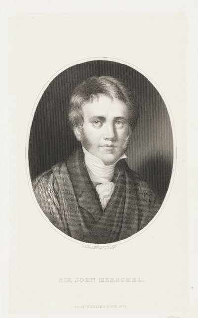Sir John Herschel, engelsk astronom og videnskabsmand af Unbekannt
