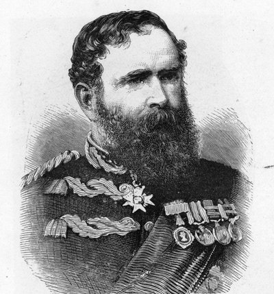 Sir Peter Stark Lumsden (litho) af Unbekannt