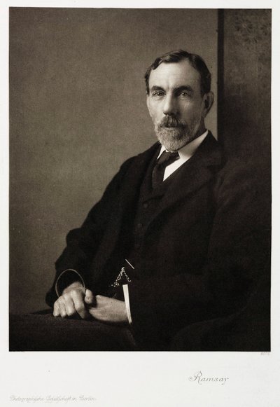 Sir William Ramsay, skotsk kemiker, c 1910 af Unbekannt