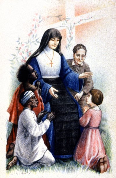 Søster Anne Marie Javouhey, ca. 1930 (illustration) af Unbekannter Künstler