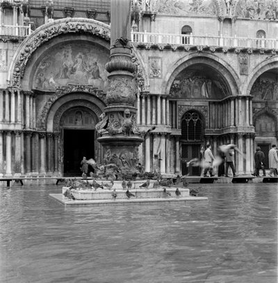 Markuspladsen under oversvømmelserne i Venedig (phenomene de l